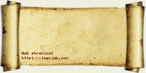 Tijana Miladinović vizit kartica